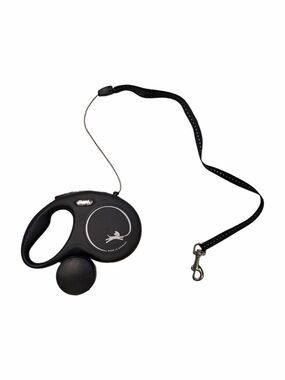New Flexi Black Retractable Dog Leash